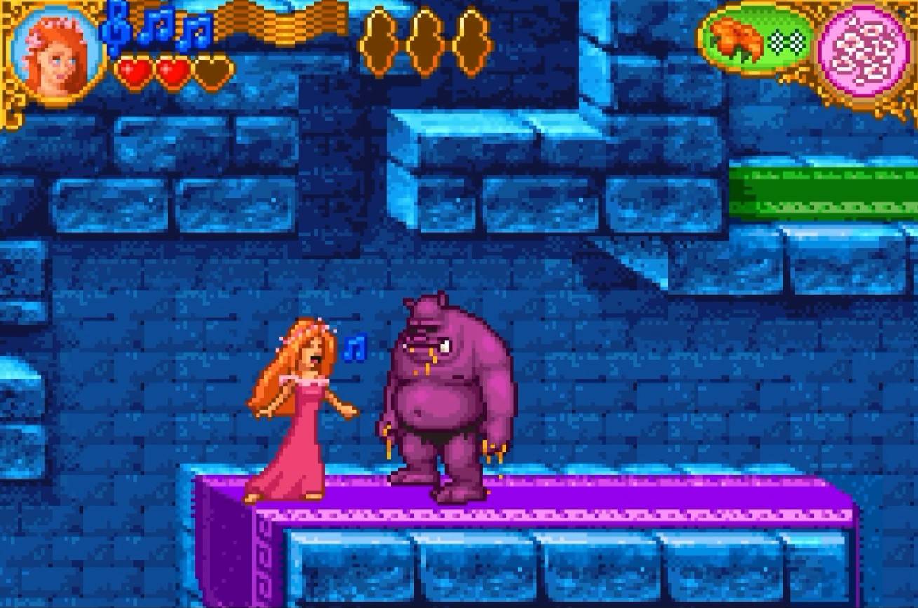 Enchanted Once Upon Andalasia - геймплей игры Game Boy Advance